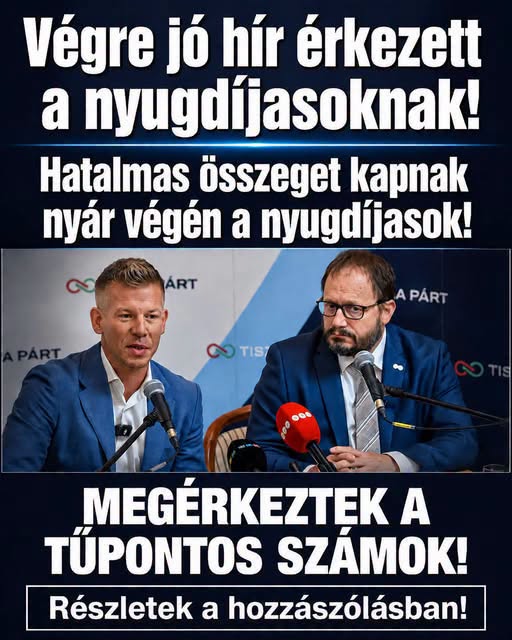 Végre nagyon jó hír érkezett a nyugdíjasoknak! Hatalmas összegek érkeznek! – MUTATJUK a számokat