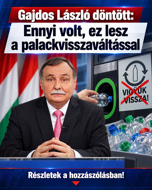 Döntöttek! Ennyi volt, EZ lesz a palackvisszaváltással!